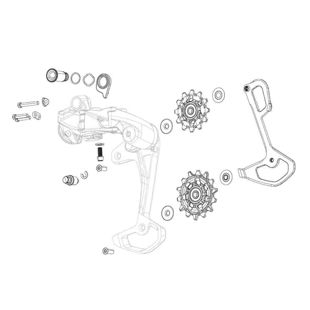Rear Derailleur Pulley Set SRAM Rival eTap AXS 12 Speed