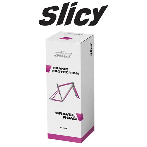 Slicy Sublimistick Frame Protection Gravel Road Gloss Clear