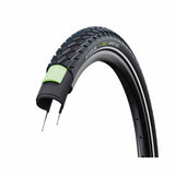 Tyre 26 x 1.25 Schwalbe Green Marathon Wirebead Black Reflective