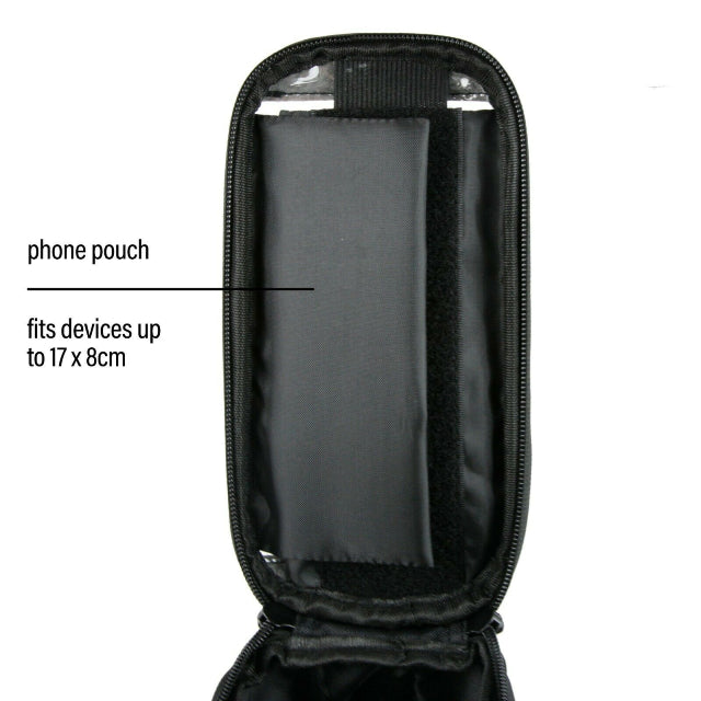 Sahoo Water Resistant Top Tube Frame Bag w/Phone Case (0976)