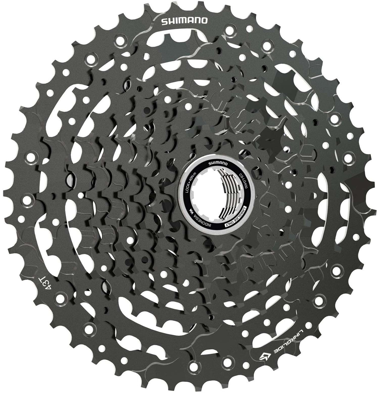 Cassette 10 Speed 11-39 Shimano CS-LG400 Cues Linkglide Only