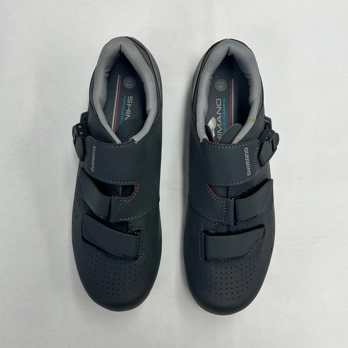 Shimano RP301 Womens Road Shoes Gray 41 (Non-matching Buckles)