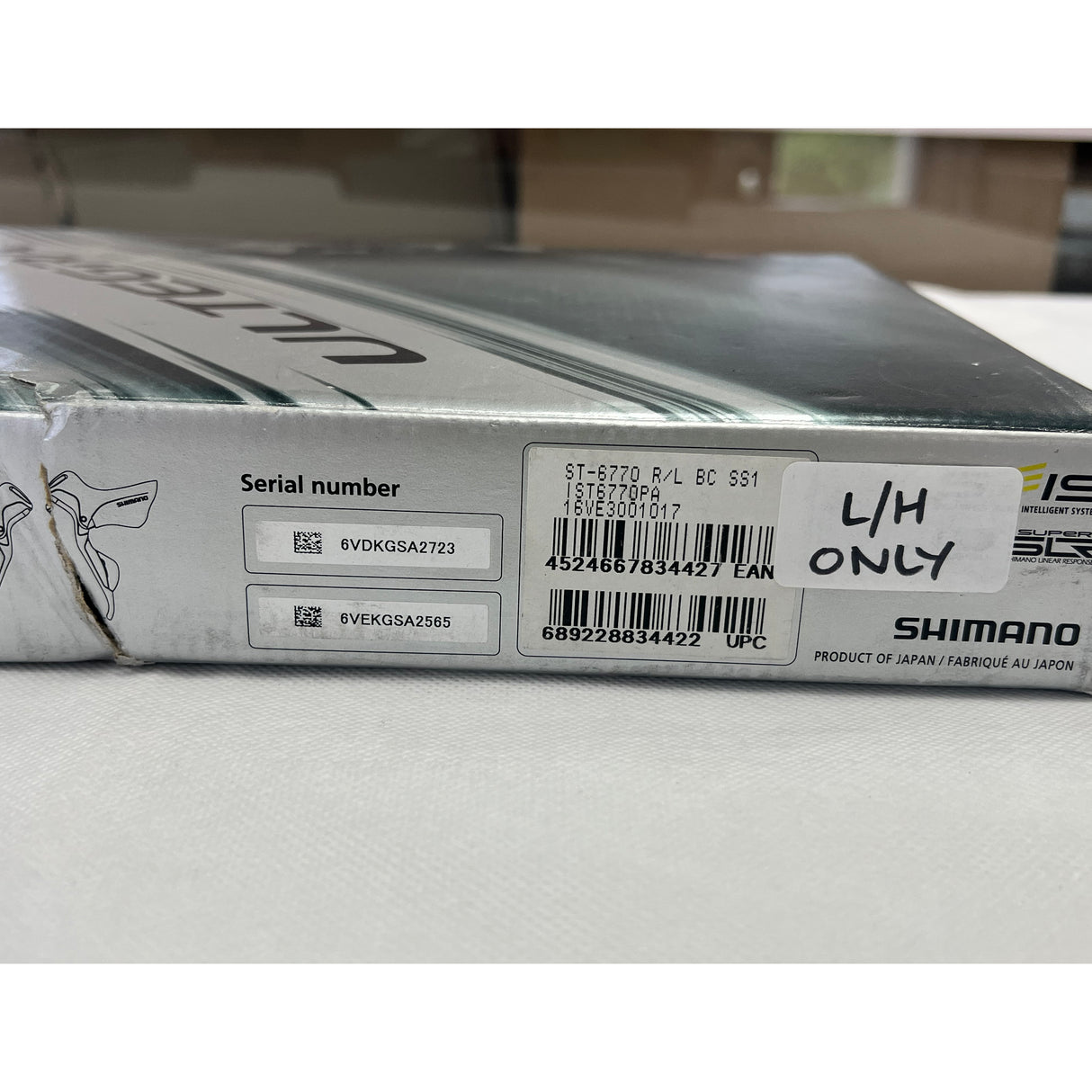 Shimano Ultegra Di2 ST-6770 2x10 Speed Electronic Road Dual Control Lever (Left only)