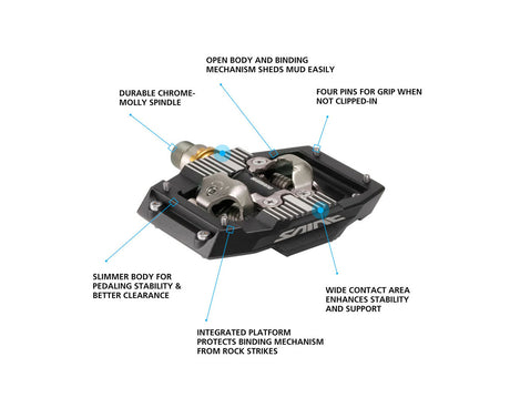 Shimano PD-M821 Saint Gravity pedal breakdown