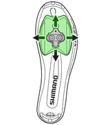 Shimano SM-SH40 SPD Cleat Adapter for Road Shoes