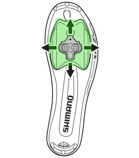 Shimano SM-SH40 SPD Cleat Adapter for Road Shoes