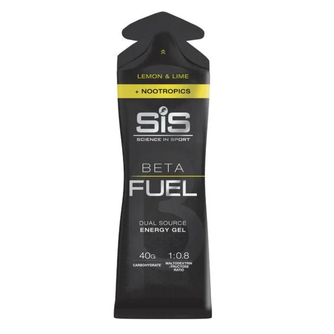 Science in Sport Beta Fuel Energy Gel + Nootropics 60mL - Lemon/Lime