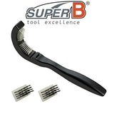 Tool Super B Multi Purpose Brush Hard/Soft Bristle (TB-1718)