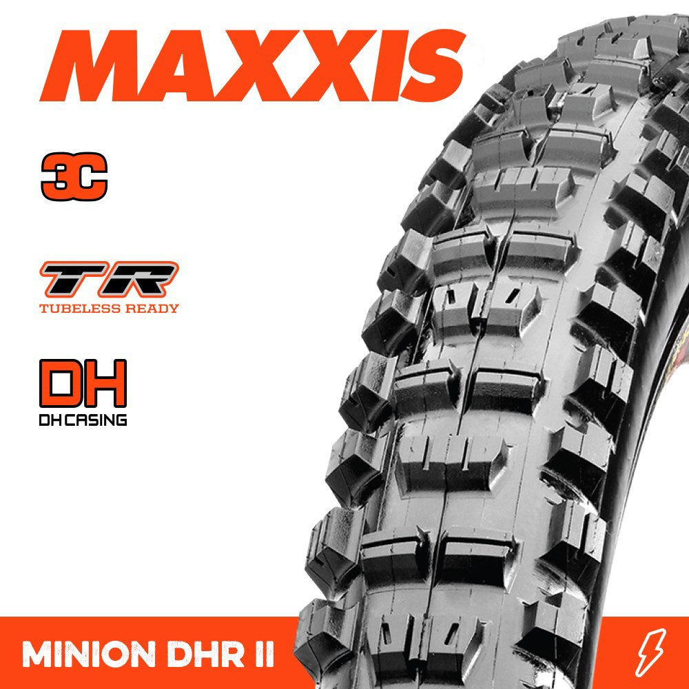 Tyre 27.5 x 2.40 Maxxis DHR II 3C MaxxGrip DH Folding