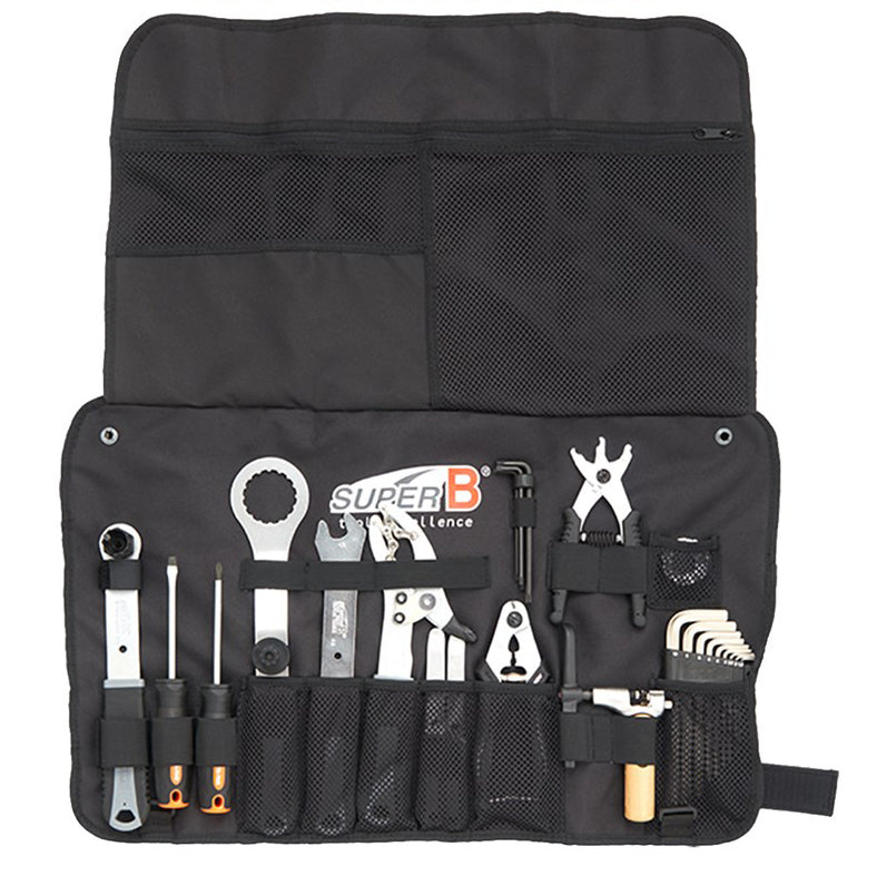 SuperB 25-Piece Bicycle Tool Set with Carry Bag