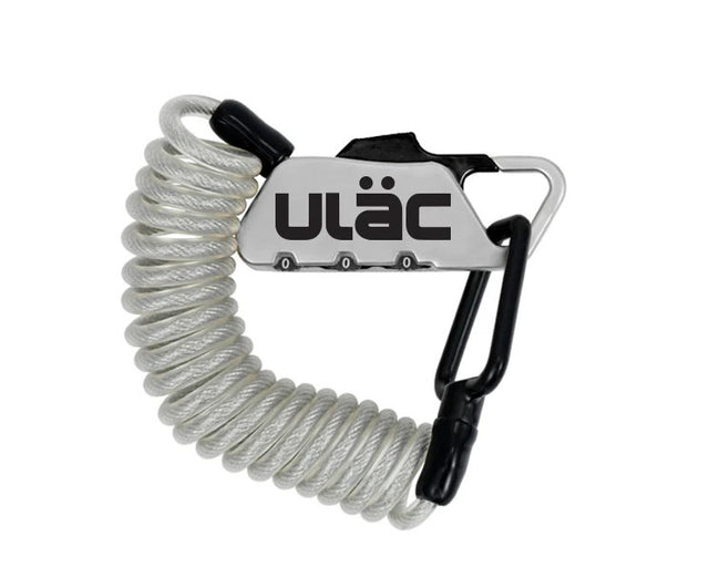ULAC Piccadilly Carabiner Cable Bike Lock silver