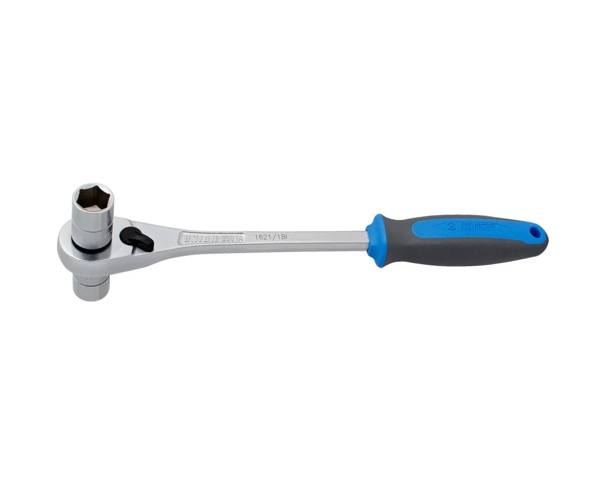 Unior 14/15mm Ratcheting Socket Wrench