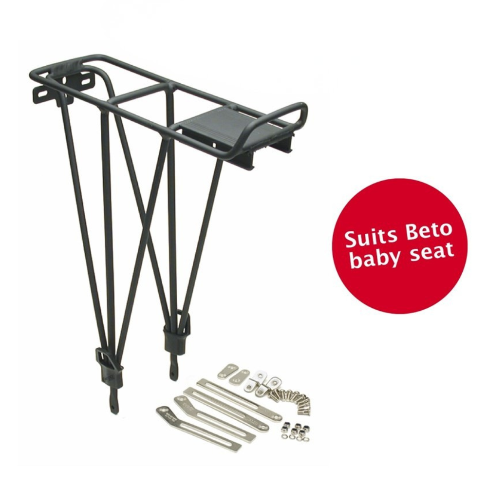 Bikecorp Alloy Rear Rack for Beto Baby Seats