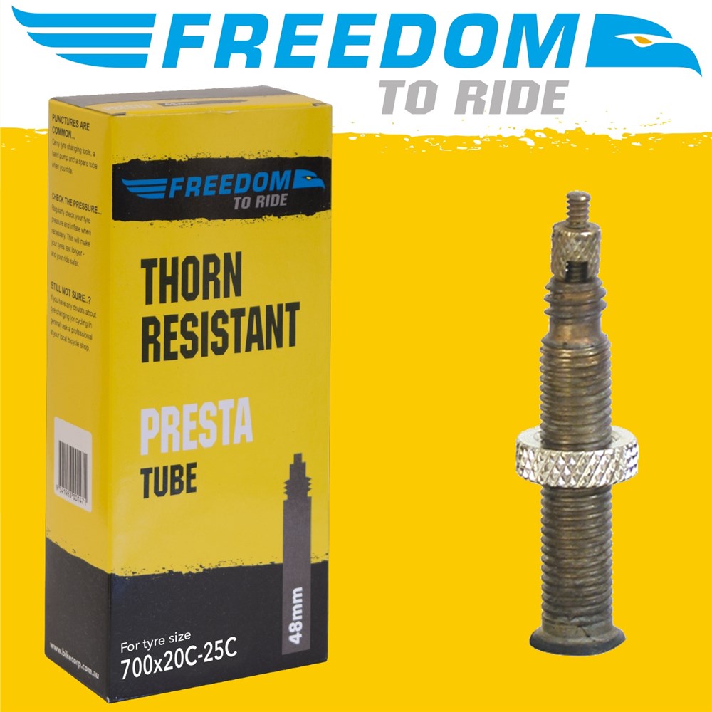 Tube 700 x 20-25 Freedom Thorn Resistant Presta Valve 48mm