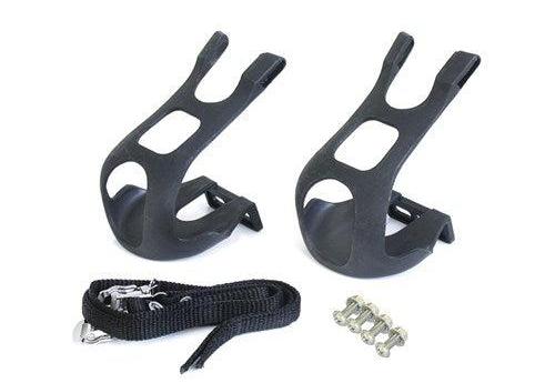 Bikecorp Universal Pedal Toe Clips with Straps