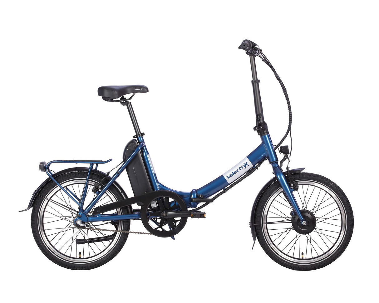 Velectrix Foldaway Compact Folding Electric Bike Blue