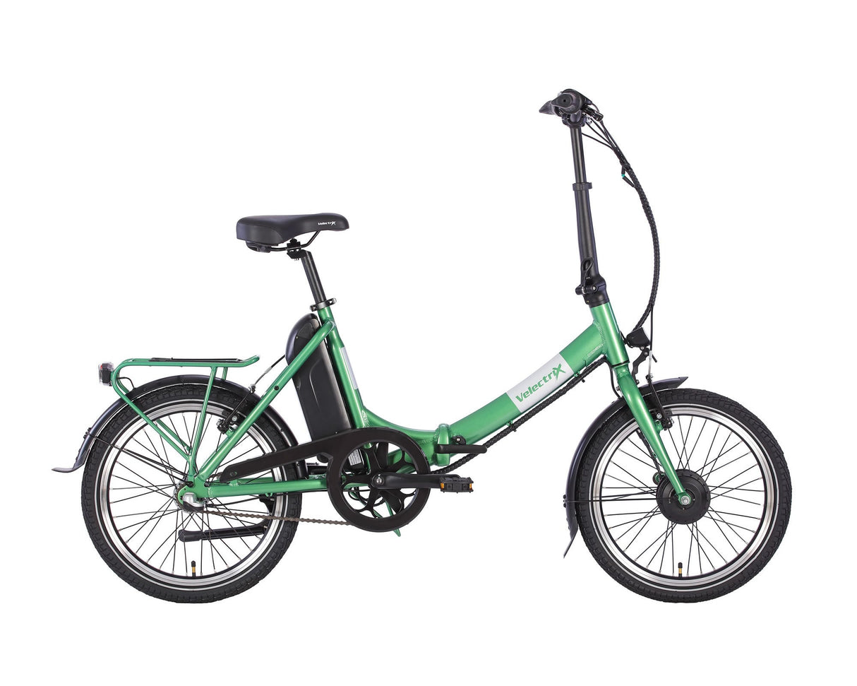Velectrix Foldaway Compact Folding Electric Bike Green