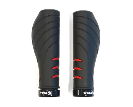 Velo Triple Density Kraton &amp; Gel Ergonomic Lock-on Bike Grips