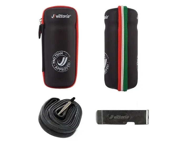 Vittoria Zip Cage Storage Bag Kit with Tyre Lever/Tube