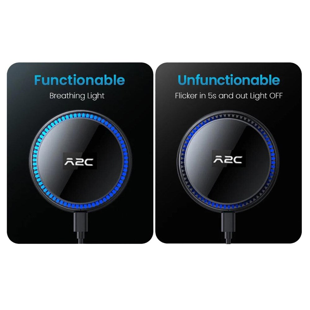A2C Magnetic Wireless Car Charger Mount