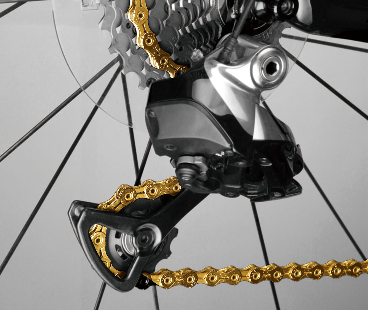 Chain 11 Speed KMC X11SL Narrow 1/2" x 11/128" Gold 116L