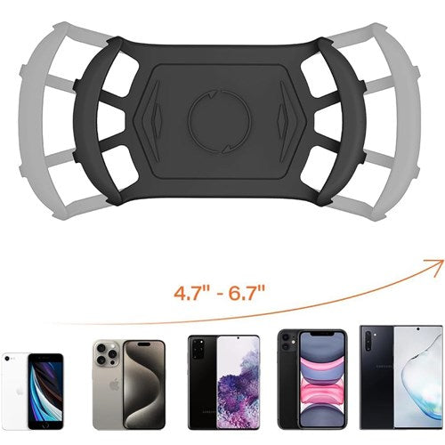 A2C Phone Holder Silicone w/Handlebar Bracket