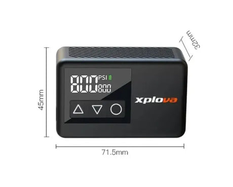 Xplova Electric Bike Pump dimensions