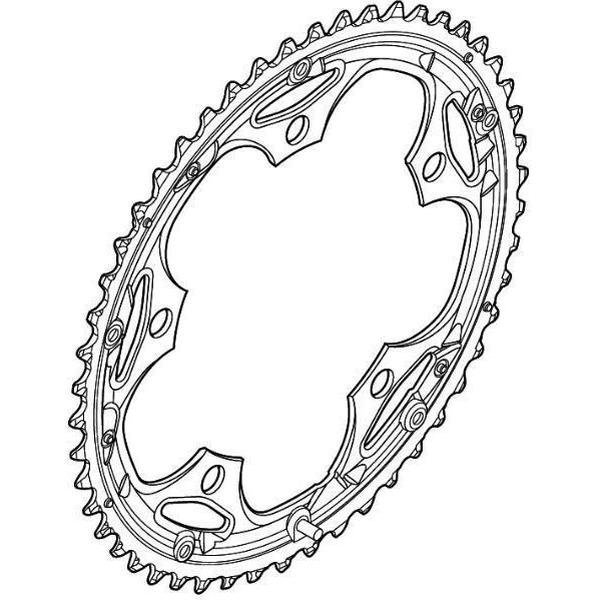 Chainring 130BCD 50T Shimano FC-2403 3x8s Silver