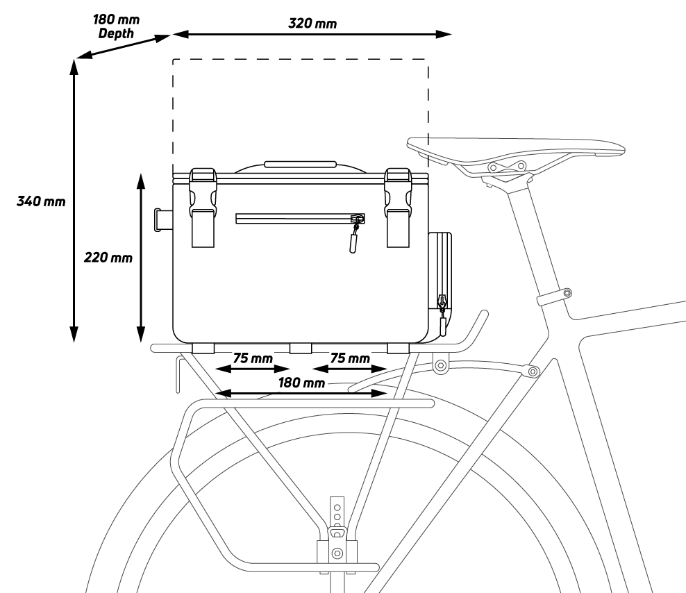 Zefal Z Traveler 60 Rack Bag