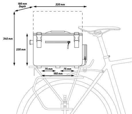 Zefal Z Traveler 60 Rack Bag