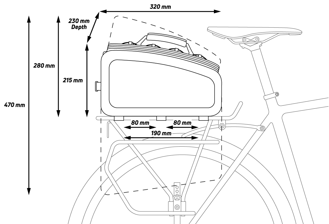 Zefal Z Traveler 80 Rack Bag