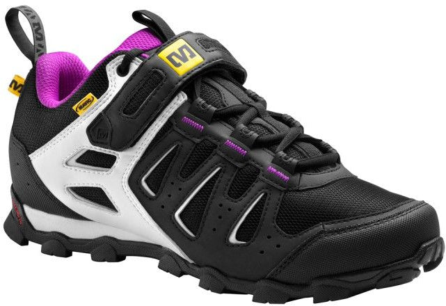 Mavic Zoya Womens MTB Shoes Black/White/Purple 38 2/3 (Sample)