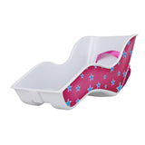 Bikes Up Kids Doll Seat - Pinky Purple/Blue Stars