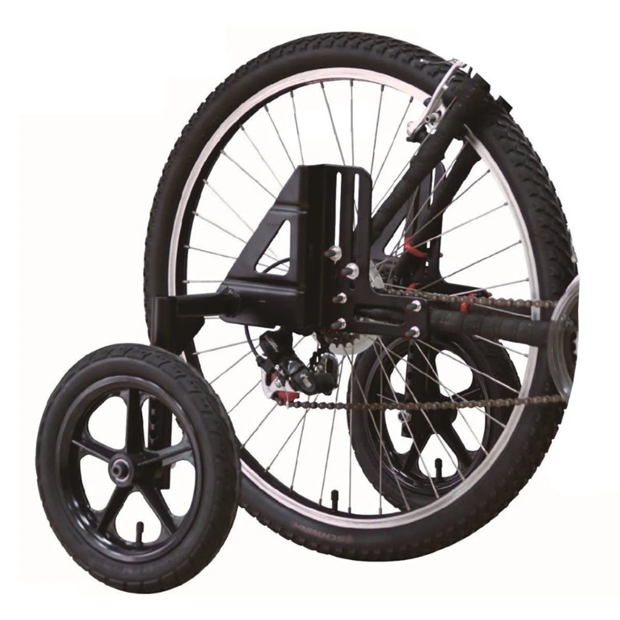 Training Wheels Adult 20-29" 120kg Pneumatic Tyres (4373)