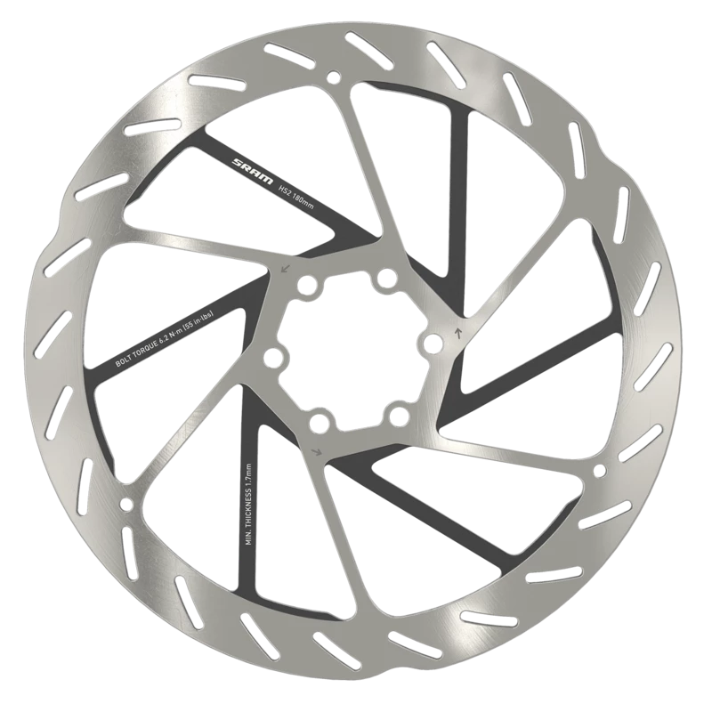 Disc Brake Rotor SRAM HS2 Rounded 6-Bolt 160mm