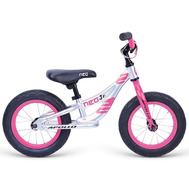Apollo Neo Jr. 12 kids balance bike in pink