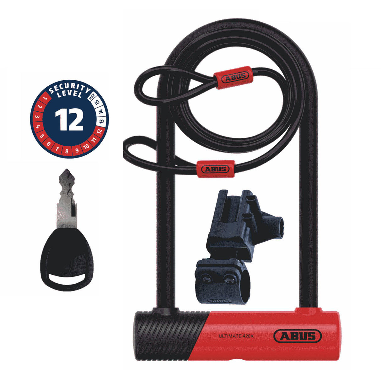 Abus 420K Ultimate 170HB 230mm Key U Lock