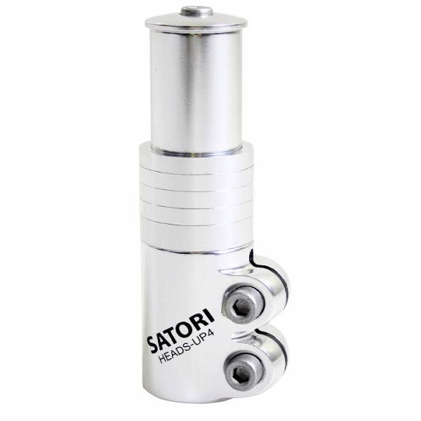 Stem Riser Satori Heads Up 1 1/8" Silver