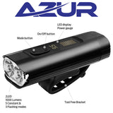 Azur Crux 1000 Front Light with Power Bank