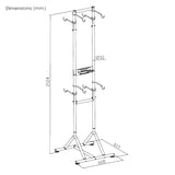 Bike Rakz Floor Bike Stand (4 Bike)