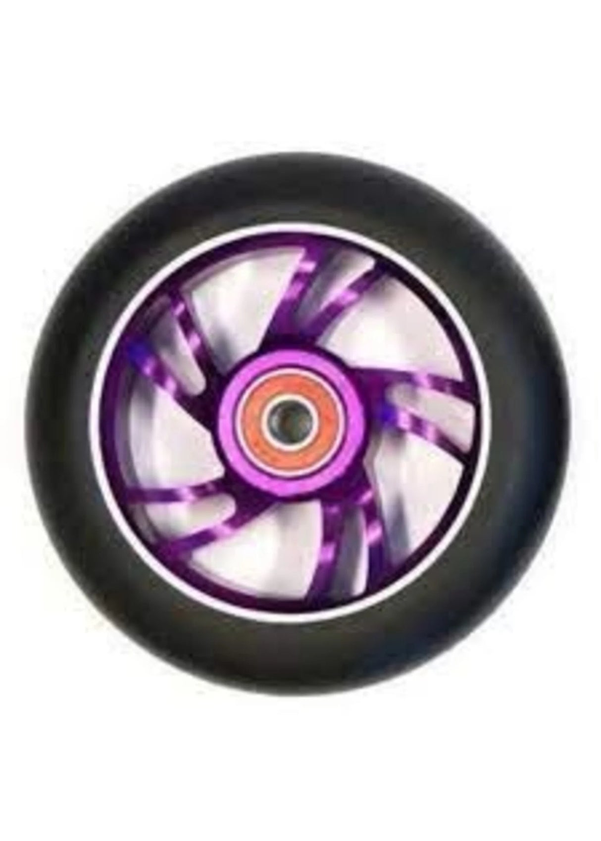 Scooter Wheel Bulletproof Metal 100mm