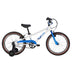 Byk E350 18-inch kids bike in white with blue highlights