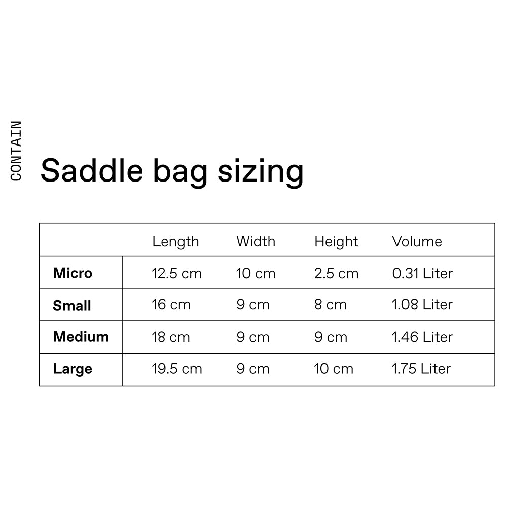 Cannondale Contain Stitched Saddle Bag