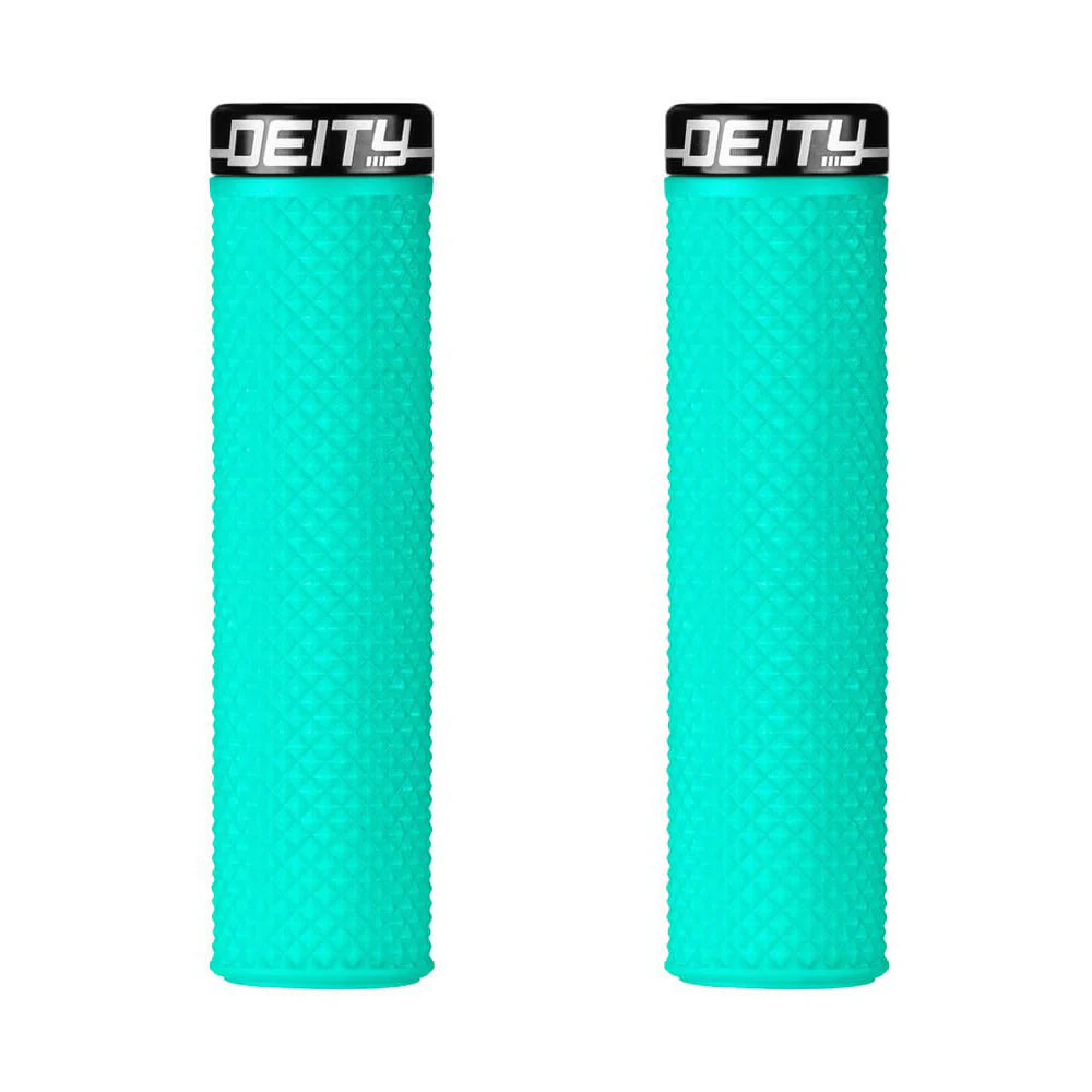 Deity Supracush MTB Grips Turquoise