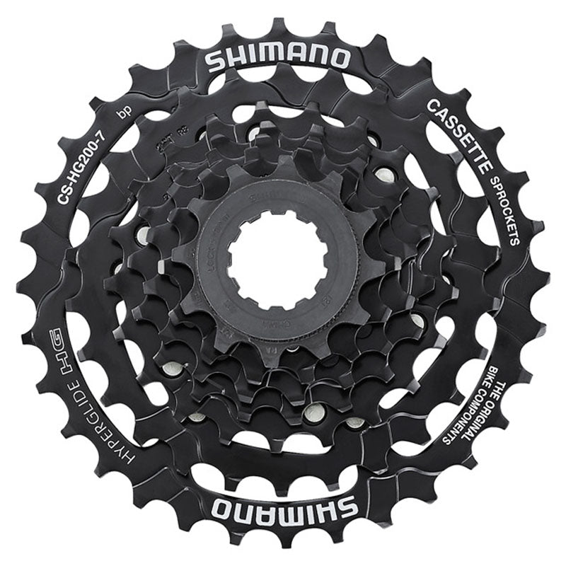 Cassette 7 Speed 12-32 Shimano Tourney CS-HG200 Black