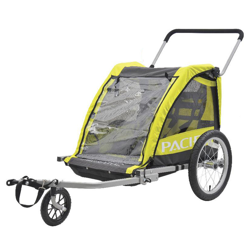 Pacific Deluxe 2-in-1 Kids Trailer - Yellow