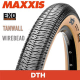 Tyre 26 x 2.30 Maxxis DTH EXO Wirebead Tanwall