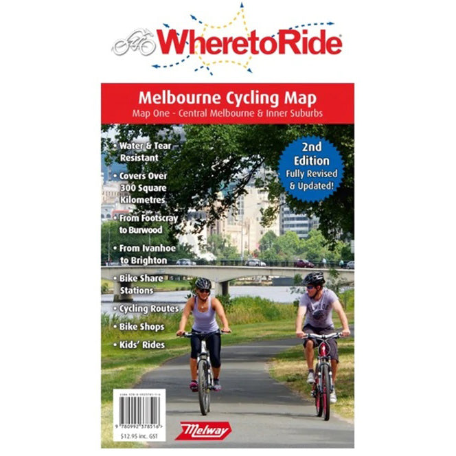 Book Where To Ride: Melbourne Cycling Map