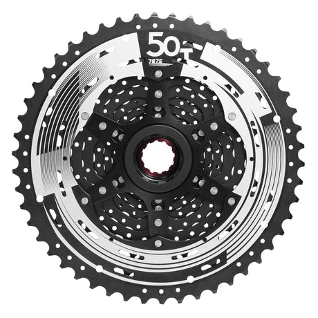 Cassette 12 Speed 10-50 Sunrace MZ91X for SRAM XD Driver - Black Chrome