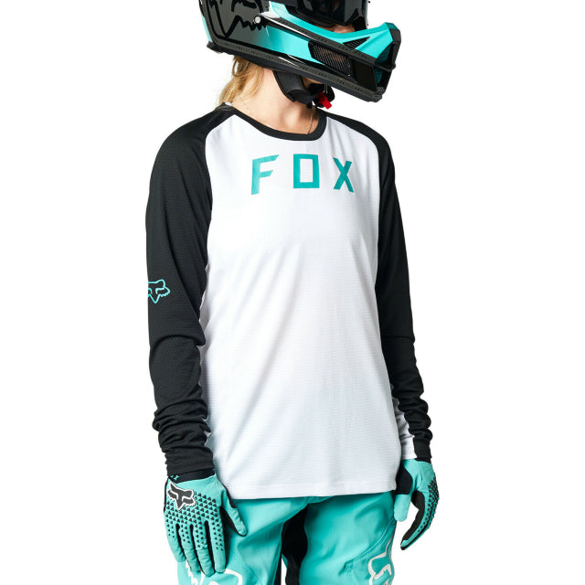 Fox Womens Defend Long Sleeve Jersey (2021)